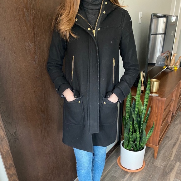 J Crew Chateau Parka in Stadium Wool in 2 Tall - Picture 2 of 4